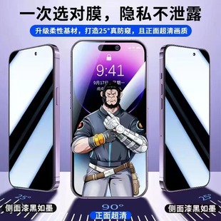Для Apple 14pro iPhone полная модель закаленная пленка с защитой от подглядывания iPhone X защитная пленка с полным покрытием на весь экран