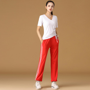 Square dance clothing new suit drag dance sportswear spring and autumn fashion trendy fitness ghost dance clothes for women