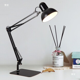 Long Arm Folding Table Lamp Work Maintenance Desk Learning Office Clip Eye Protection Table Lamp Nail Beauty Tattoo Light