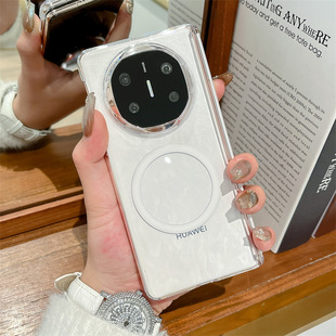 Подходит для чехла для мобильного телефона Huawei matex6, прозрачный чехол matex 50% off со штабелированным экраном, защита центральной оси, магнитный женский защитный чехол
