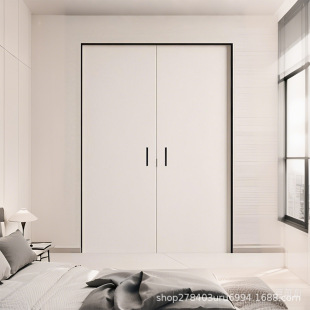 Embedded Door Wall Interior Door Double Door Wardrobe Door Buffer Sliding Door Suspended Door Aluminum Wood Pocket Door Invisible Push