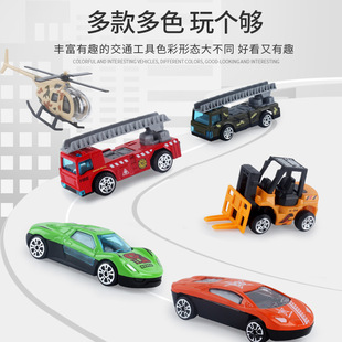 Cross-border children Boy alloy toy car simulation military engineering fire truck model toy boy car