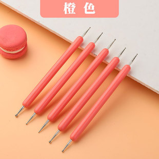 Flower-pointing pen nail pen drill-pointing pen multi-functional color acrylic rod nail art tool set