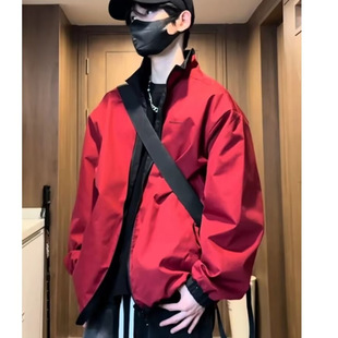 American-style Trendy Brand All-match Fashion Jacket Spring and Autumn Jacket Men's and Women's Same Instagram Jacket