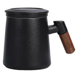Mug Large Capacity Office Water Cup Tea Cup Tea Water Separation Cup Ceramic with Lid Personal Engraving Logo