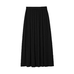 plus size Women's Summer All-match Casual Style Irregular Pleated Belly Covering Slim Top Skirt suit 3408
