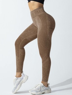 Cross-border Autumn and Winter Yoga Pants Women's Trousers Sports Riding Pants Quick-drying Yoga Pants High Waist Hip-lifting Tight Fitness Pants
