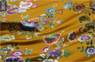 Chinese Style Cheongsam Children's Wear Vest Mongolian Robe Ethnic Costume Stage Handmade Jacquard Brocade Silk Fabric