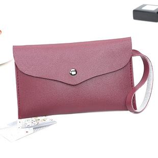 Factory wholesale hand bag large capacity ladies envelope bag fashion simple mobile phone bag special sale promotional cosmetic bag