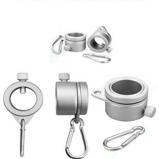1.26-inch rotating ring aluminum alloy rotating ring metal flagpole 2 sets
