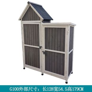 Rainproof Sunscreen Storage Cabinet Multi-layer Storage Cabinet plus size Balcony Garden Courtyard Finishing Box Tool Room