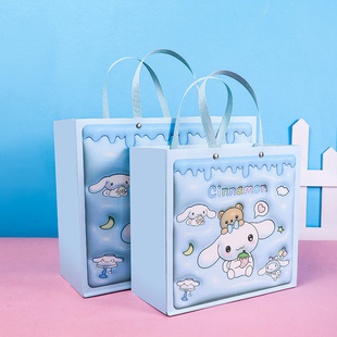 Creative cartoon handbag three-dimensional printing holiday gift paper bag Children's Day gift packaging bag