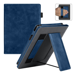 Подходит для KOBO Clara Color/BW 6inch Кожаный чехол-держатель для рук подходит для KOBO N365/N367