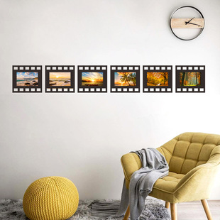 New DZ003 Hollow Photo Frame Wall Decorative Stickers Home Photo Wall Personality DIY Creative Wall Stickers