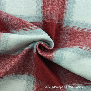 Autumn and Winter Woolen Woven Plaid Woolen Fabrics, Woven Yarn-Dyed Fashionable Women's Outwears, Jackets, Culottes, Bags, Etc