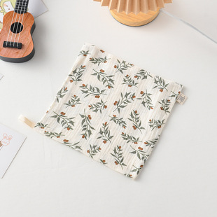 Korean-style children's handkerchief baby saliva towel cotton four-layer gauze square towel baby face towel newborn milk towel