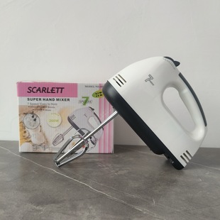 Cross-border Electric Egg Beater Household Small Cream Egg White Beater Handheld Portable Mixer for Cake Baking