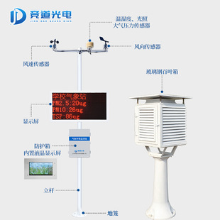 Campus weather station science popularization automatic primary and secondary school meteorological monitoring system wireless small automatic School Weather Station