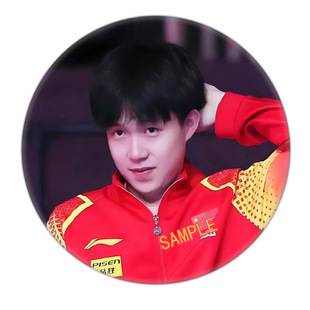 New Sun Yingsha Wang Chuqin Peripheral Badge Sports Star Peripheral Tinplate Badge Sun 1-38