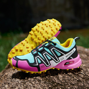 2025 new plus size outdoor hiking sneaker men's shoes non-slip shock absorption sports hiking shoes breathable hiking shoes men