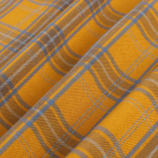Factory spot TR twill stretch square plaid fabric fashion suit dress shirt Plaid