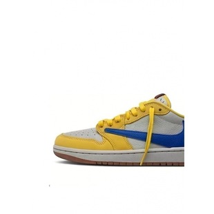 Чистая оригинала Aj1 колючка низкая банда Фудзивара Хироши трехсторонняя молниеносная баскетбольная обувь пара повседневная обувь дикая износостойкая
