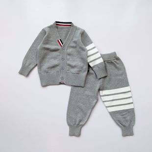 Baby Wool suit Spring and Autumn Knitted Baby suit Warm Outfit Winter Clothes Children's Wool suit Manufacturers