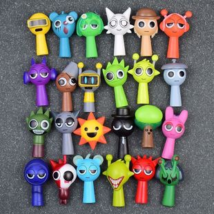 Rhythm Box Hand-held Music Box Game Peripheral Model Doll Children's Toys Full Set Gift Wholesale