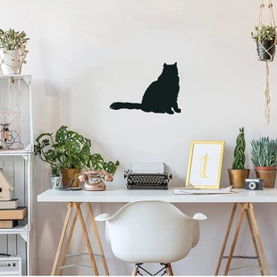 Persian cat variety sitting silhouette-new home decoration metal art wall sign wrought iron silhouette