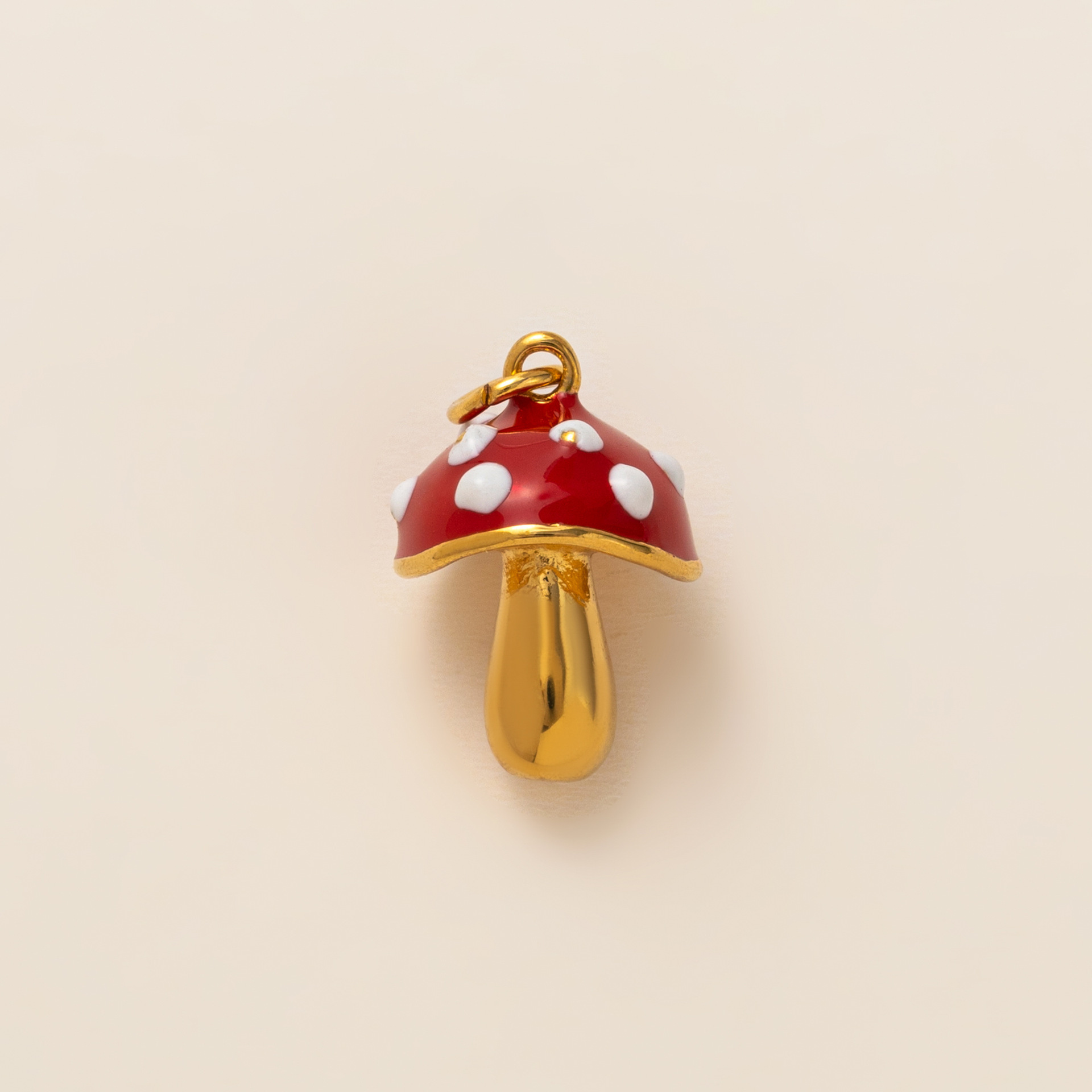 New European and American Cross-Border Stainless Steel Cake and Pizza Pendant DIY Accessories Vacuum Electroplated with 18K Gold