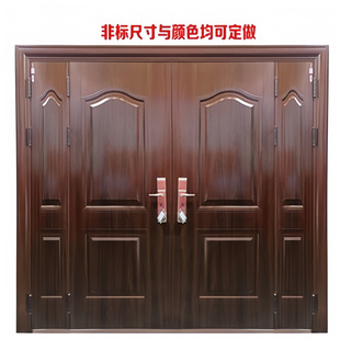 Yixi steel ordinary security door non-standard security door security door entry door four-door