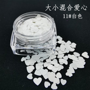 Cross-border Red Love Sequins Nail Art Holographic Peach Heart Laser Hollow Peach Heart Sequins Valentine's Day Eye Makeup Paste