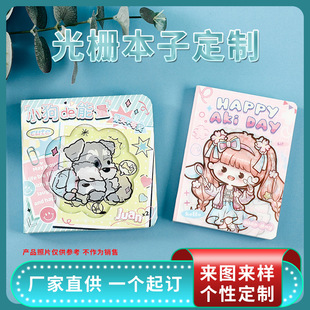 Raster Picture Change Cartoon Coil Book for Primary School Students Handbook Easy to Carry Mini Notepad Cute Notebook