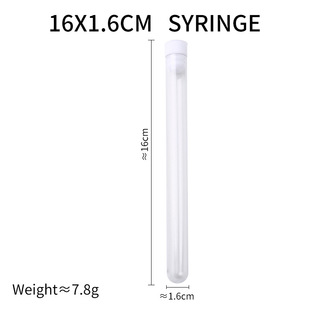 Needle tube transparent plastic storage needle bottle handmade diy sewing tool household hand sewing needle storage tube needle tube