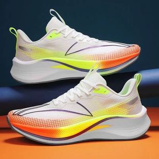 Men's Spring Running Shoes Flying Mesh Breathable Sports Men's Shoes Breathable Fashion Couple Casual Travel Shoes