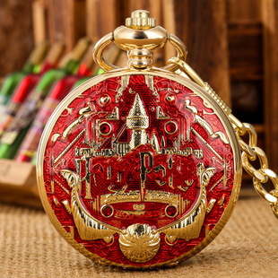 Cross-border supply classic carved Roman hollow automatic mechanical pocket watch flip retro men's and women's Gift watch