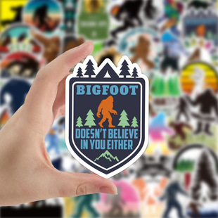 50 pieces of new Bigfoot Savage graffiti stickers waterproof luggage notebook scooter removable stickers wholesale