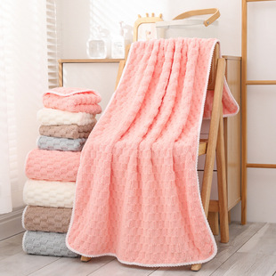 New coral fleece cloud towel towel adult household wash towel towel towel soft absorbent bath towel