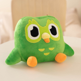 Трансграничные новые товары duo plushie of Duo the owl Зеленая сова плюшевая кукла подарок