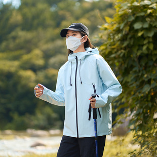 Outdoor Mountaineering Single-layer Rushforward Clothes for Men and Women in Autumn and Winter Windproof Waterproof American Couple Jacket Fashion Trend All-match
