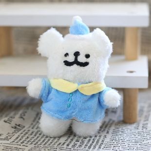 Ai Meng Red Puppy подвеска плюшевая игрушка маленькая собака кукла кукла сумка подвеска брелок тряпичная кукла
