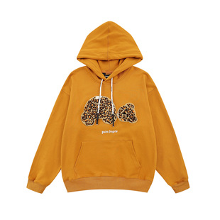 Palm Palm Angel Angels Bears Back Letters American PA Loose Hoodie Sweater Trendy for Men and Women