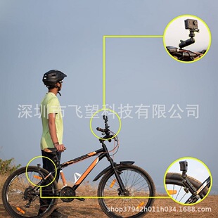 Motorcycle Outdoor Riding Driving Camera Recorder Camera Rod Non-slip Shockproof Car Aluminum Alloy Fixed Bracket
