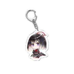 Blue File Acrylic Hand Tour Surrounding Keychain Student Schoolbag Pendant Two Dimensional Small Gifts Hanging Gifts