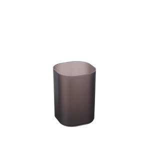 Desktop Transparent Frosted Oblique Storage Box Multifunctional Simple Pen Storage Stationery Cosmetic Brush Lipstick Storage Box