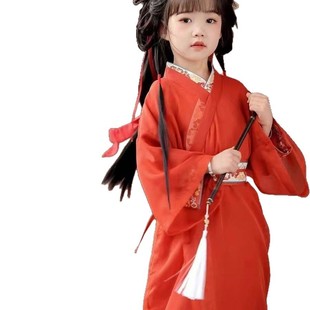 Девушки Hanfu Bengguo мантии весенне-осенний воротник прямой халат без перетаскивания