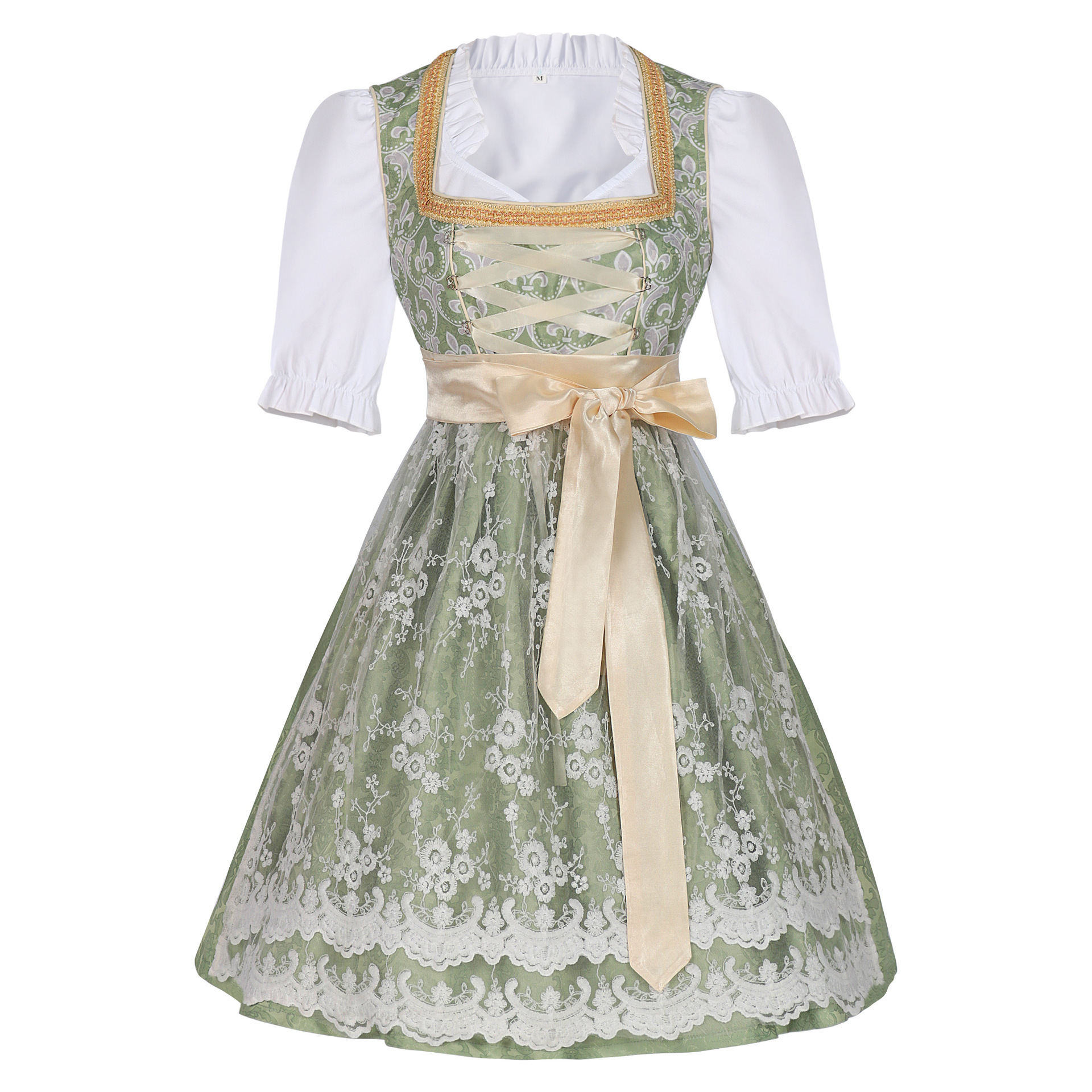 Halloween Carnival Clothing German Oktoberfest Costume Size Sling Pants suit Bavarian Women's Clothing