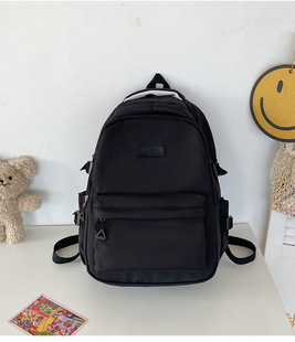 Girls' High-value Schoolbag Urban Simple Student Backpack Large Capacity Junior High School Student Schoolbag Comfortable and Durable Trendy