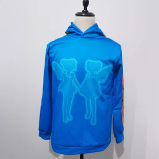 Amazon digital printing men's and women's hoodie sweater long sleeve loose spring and autumn European and American fashion foreign trade