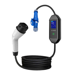 Manufacturer European standard new energy vehicle charging gun CEE industrial plug portable New Energy tram charger 32A